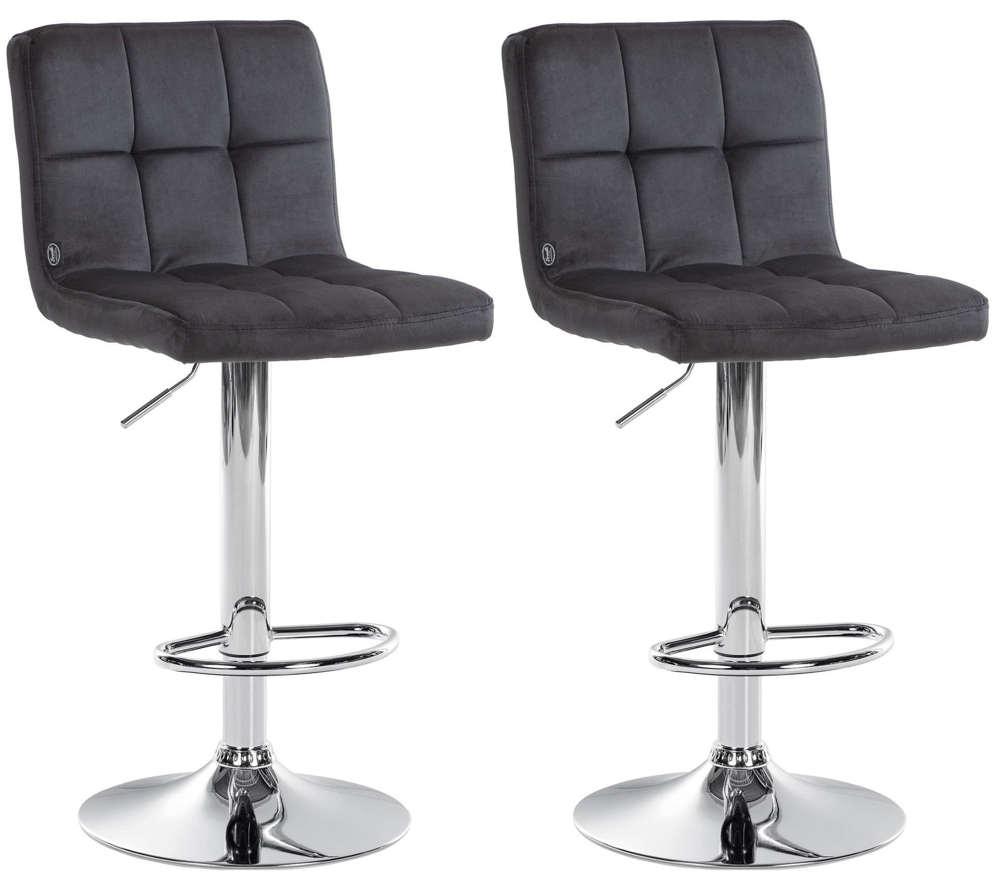 Deluke Barhocker Schwarz 46x94x47 cm