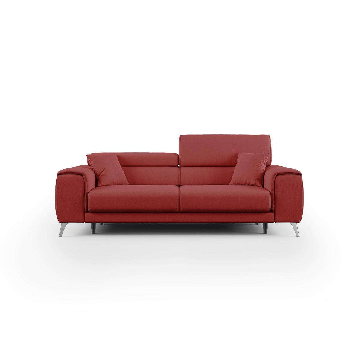 LINEARSOFA Fusion - Rot, Textil (185/73/102cm) - Divani.store