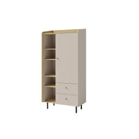 BÜCHERREGAL VETTA 80x42x170 cm, Regal Beige - Beige, Holzwerkstoff (80/170/42cm) - MASSENO