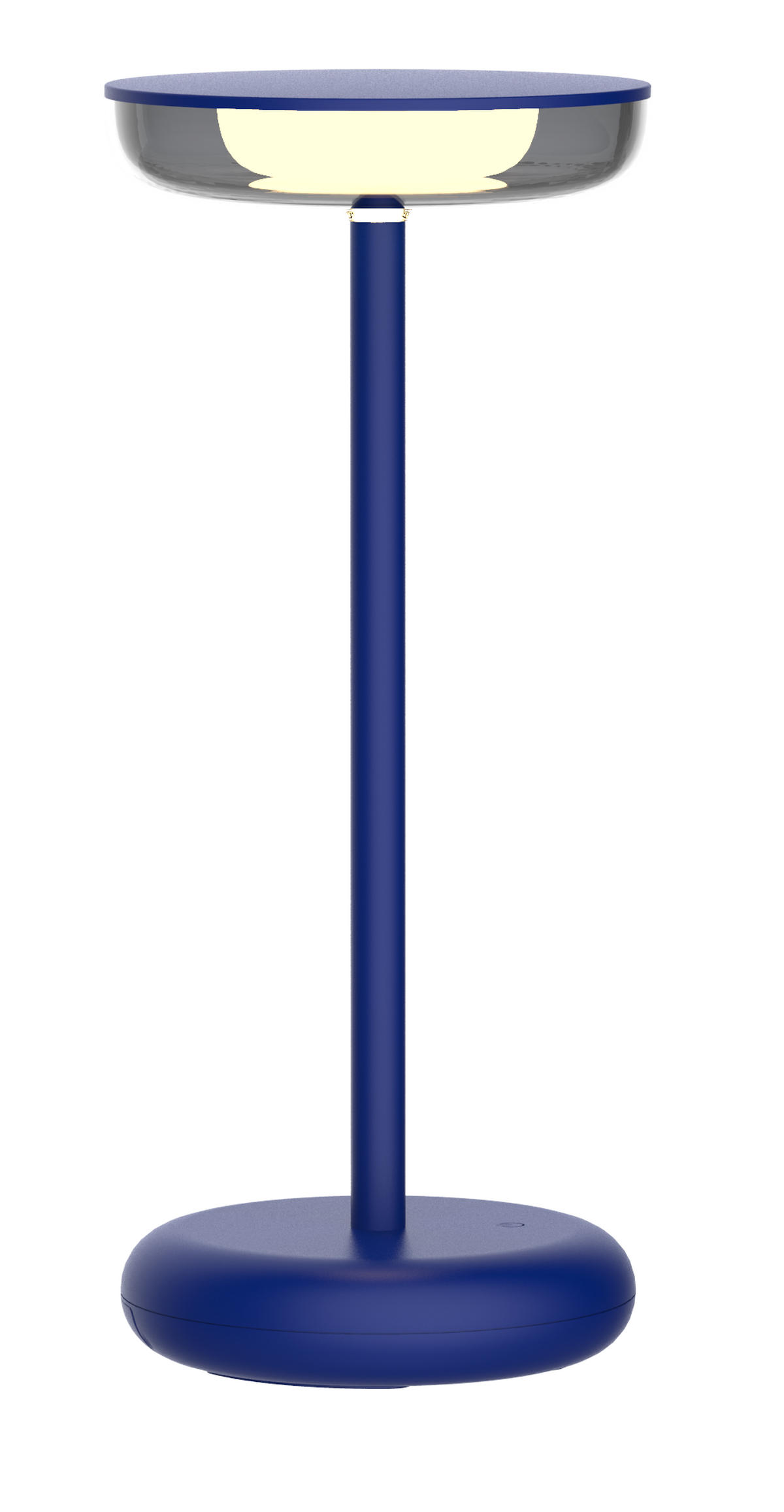 LED-TISCHLAMPE Blau Dimmbar Akku 1800mAh 180lm warmweiß Touch USB-C Nachttischleuchte Höhe 27,4 cm - Blau, Kunststoff (11/11/27.4cm) - Northpoint