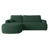 COLTAR Loridu Reiat, Stanga - verde închis/negru, material plastic/material textil (250/174cm) - MIRJAN24