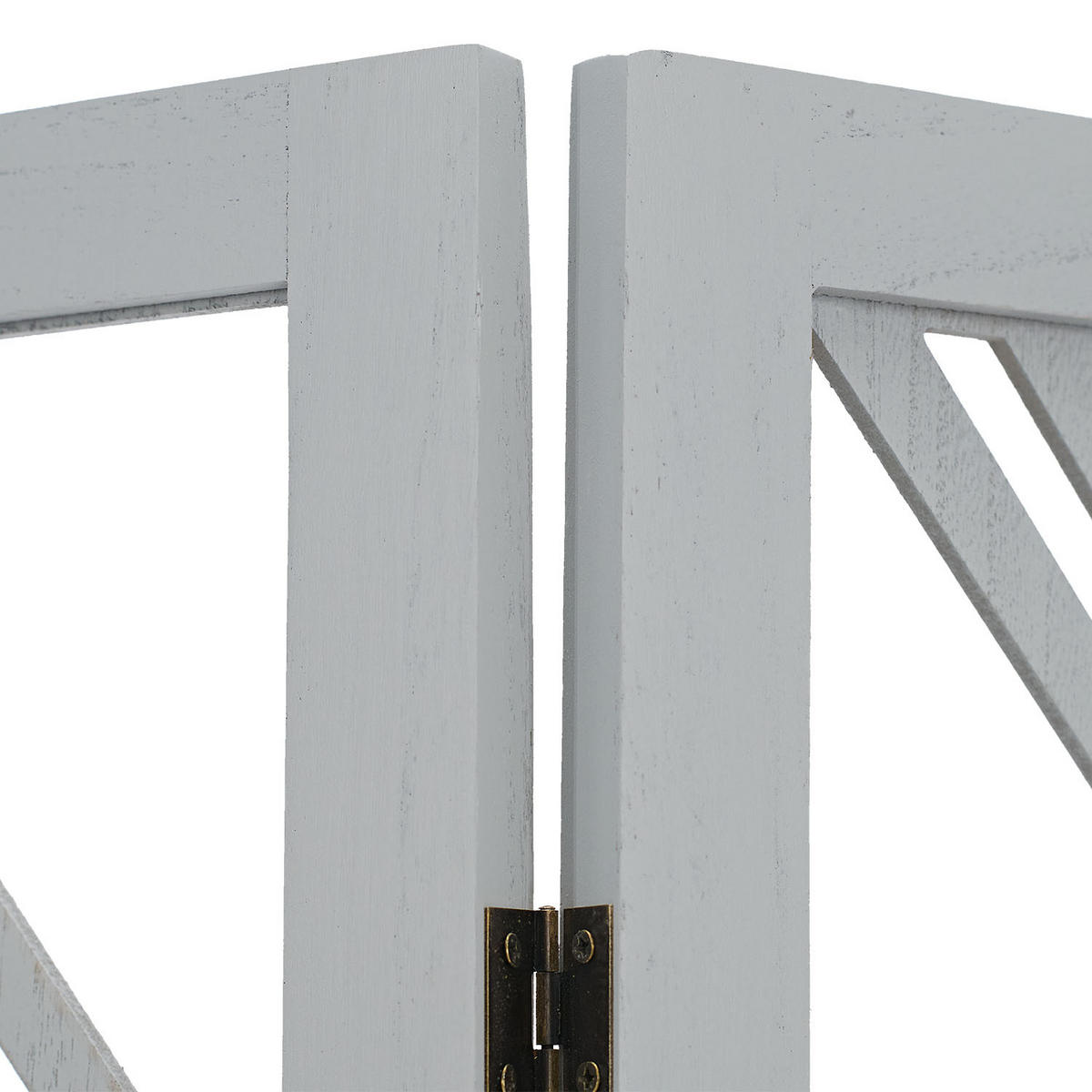 PARAVENT 120/170 cm Grau Holz - Grau, Holz (120/170/2cm) - Homestyle4u
