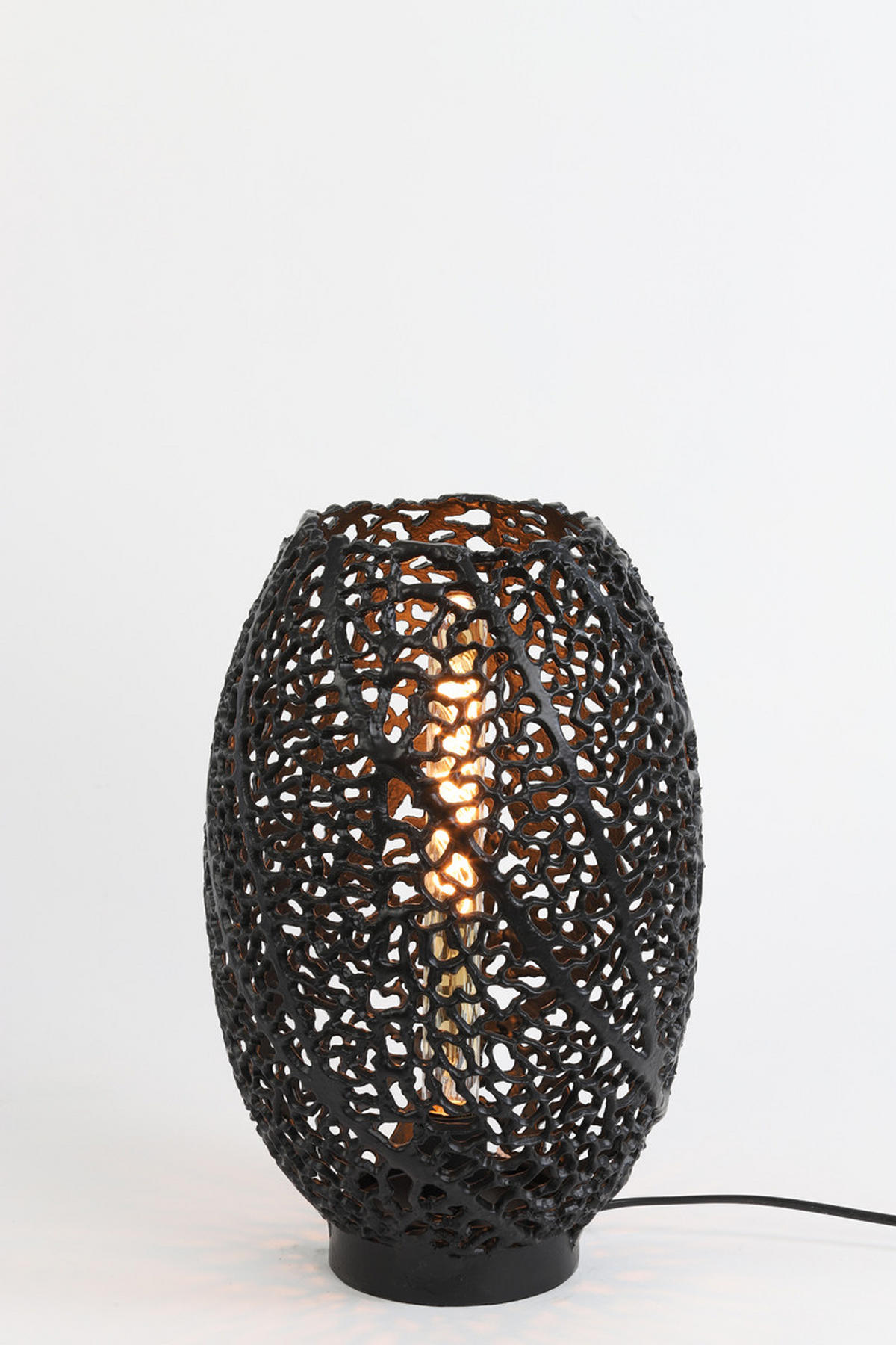 TISCHLAMPE Sinula Schwarz Ø24/40 cm - Schwarz, Metall (24/24/40cm) - Light & Living