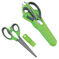 KRÄUTERSCHERE 2er-Set, grün, Edelstahl, Kunststoff - Grün, Metall (23cm) - bremermann