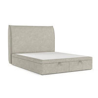 POLSTERBETT Tuvalu mit Stauraum 140/200 cm Beige im Alta Stoff - Beige/Schwarz, Holz/Holzwerkstoff (140/200cm) - AltaBeds