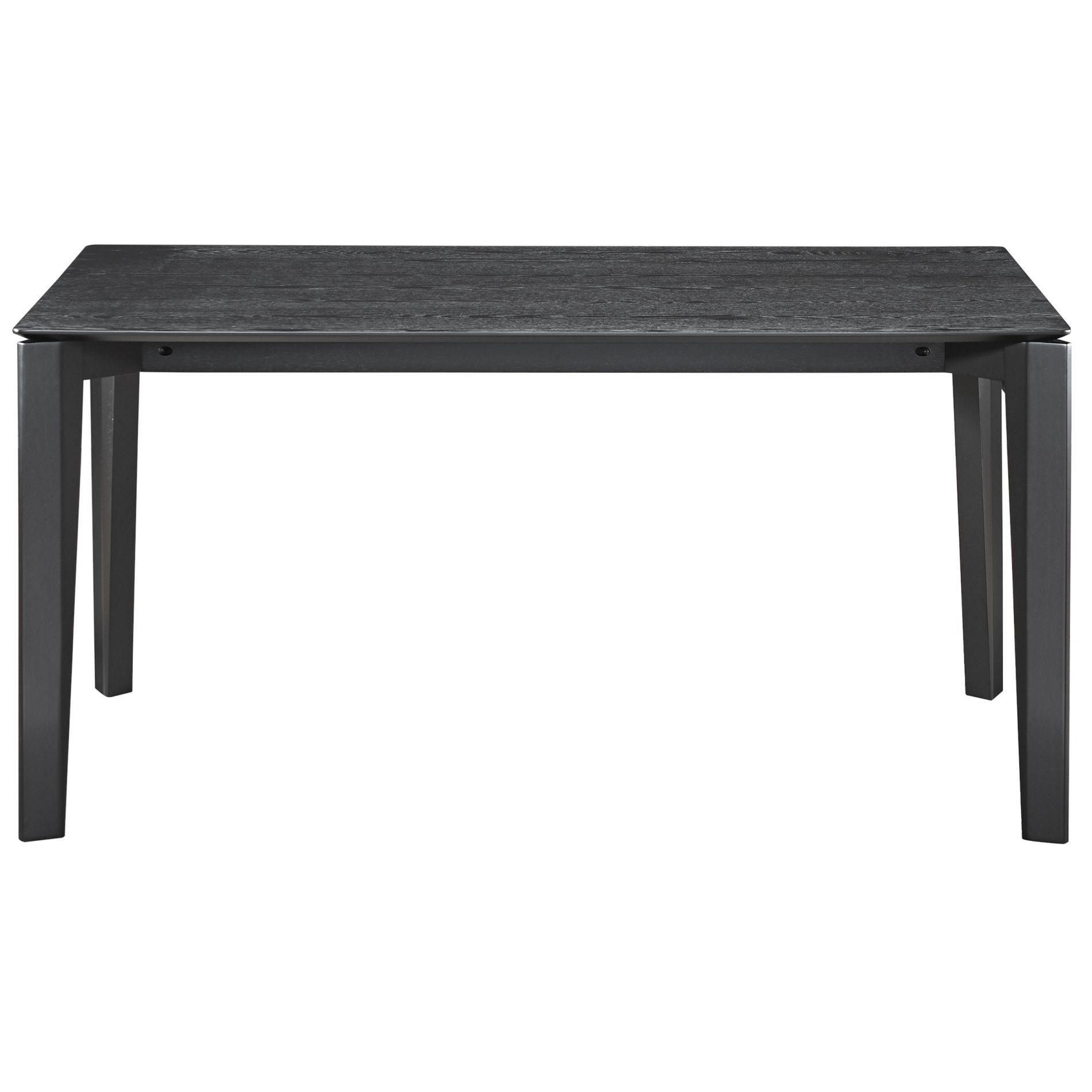 ESSTISCH Loomens Holzoptik Schwarzeiche 150x90 cm - Schwarz, Holz/Holzwerkstoff (90/150/75cm) - Selsey
