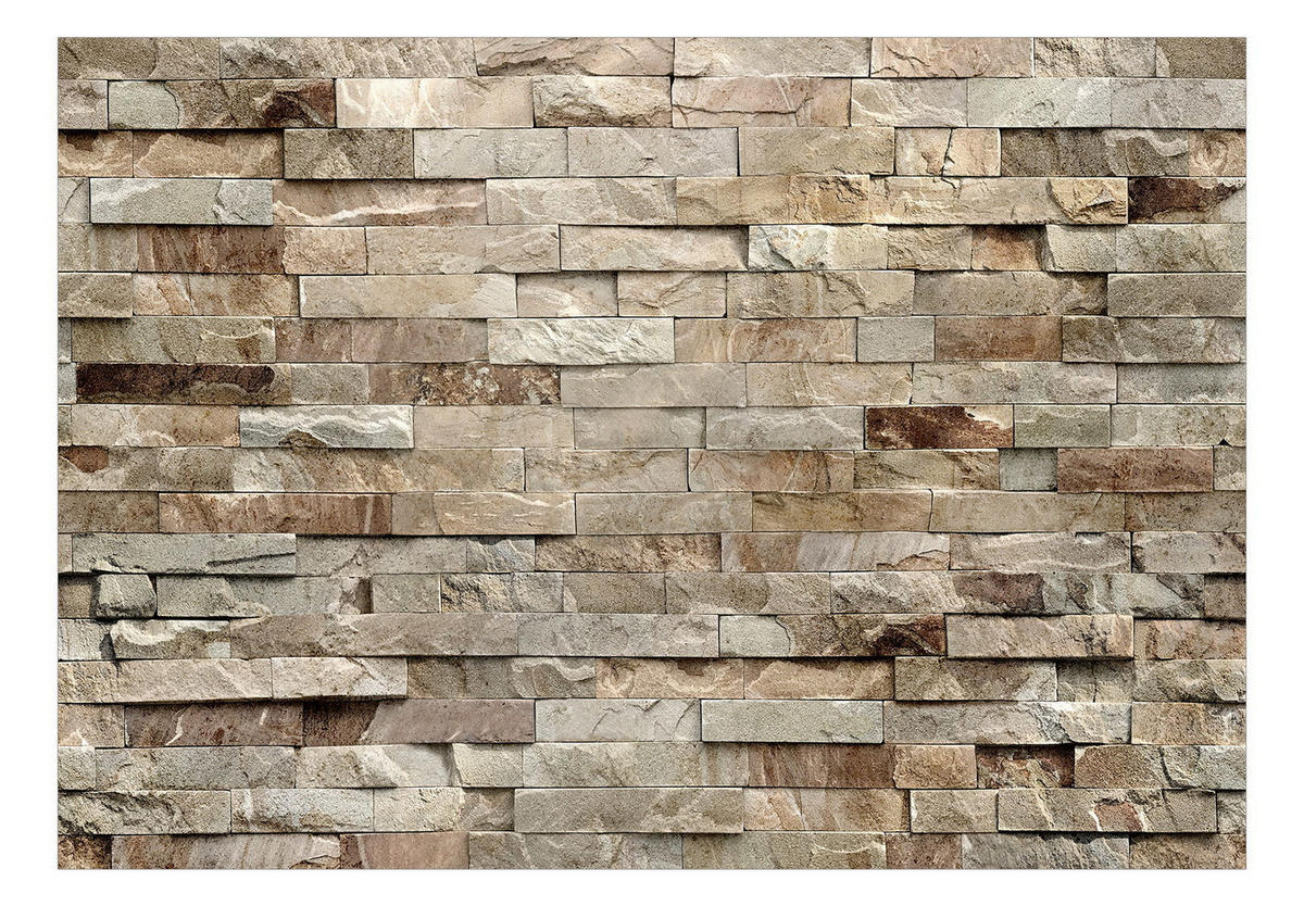 SELBSTKLEBENDE FOTOTAPETE 147/105 cm - Braun/Grau, Kunststoff/Textil (147/1cm) - KUNSTLOFT