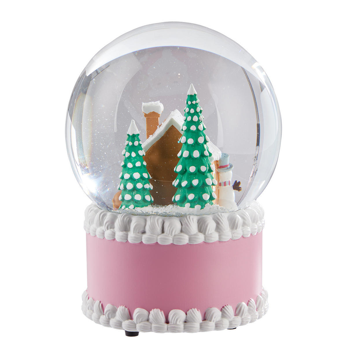 SPIELUHR X-Mas - Rosa, Glas (12/12cm) - Butlers