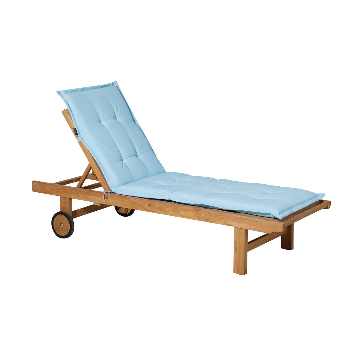 LIEGENAUFLAGE Panama 200/65 cm - Hellblau, Textil (60/7/200cm) - Madison