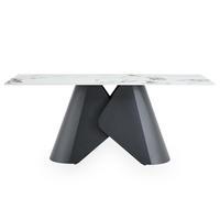 ESSTISCH LAZIO Marmor weiß - Weiß, Holzwerkstoff (90/180/75cm) - IDIMEX