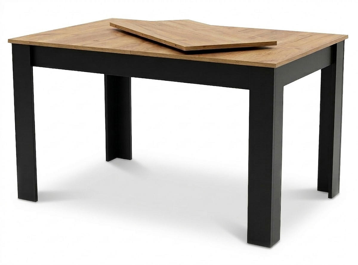 ESSTISCH ausziehbar Eiche - Eichefarben, Holzwerkstoff (160/80/75cm) - Mat-Haus