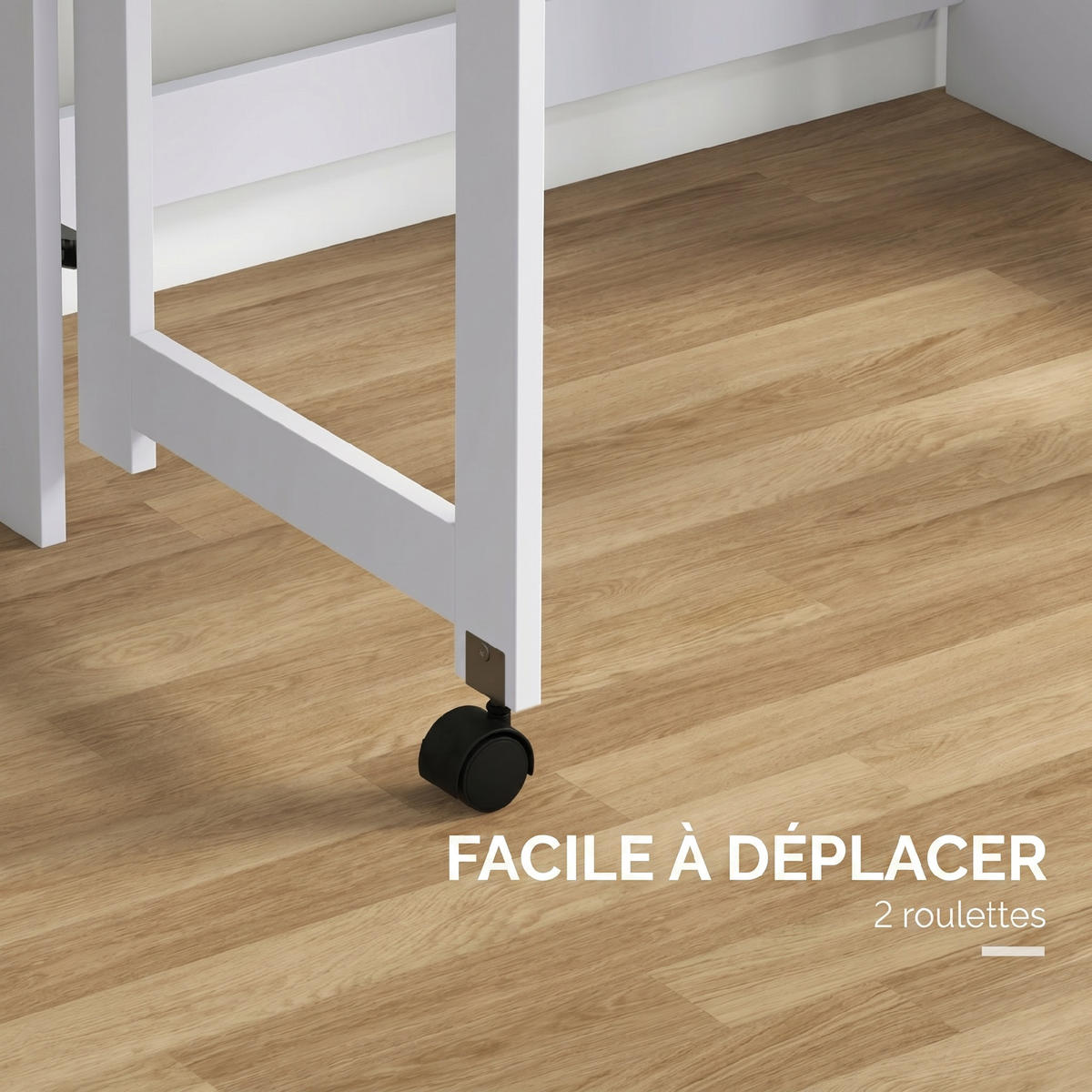 BÜROTISCH Weiß 1 Stück - Weiß, Holzwerkstoff (110/50/80cm) - GiPP