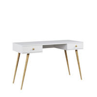 SCHREIBTISCH Laptoptisch Febog WEISS - Weiß, Holz (54/135/79cm) - Fedve