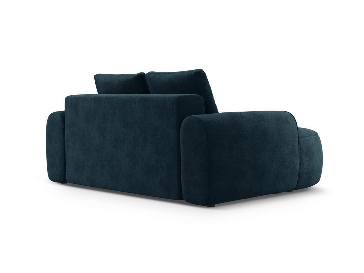 SOFA Linz aus Samt petrol 2 Sitzplätze - Petrol, Textil (100/84/175cm) - Cosmopolitan Design