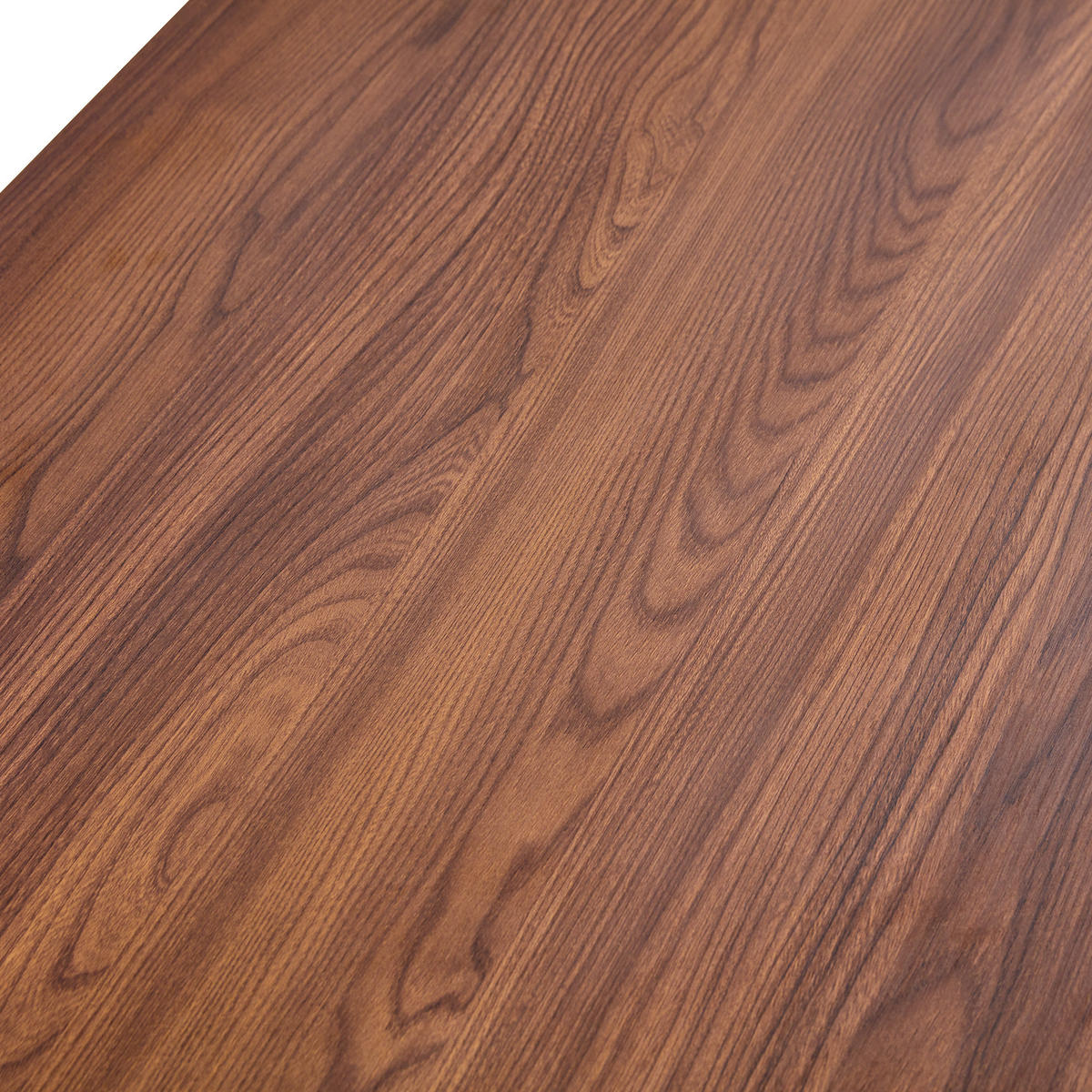 COUCHTISCH 100/50/44 cm mit 2 Ablagen, geradliniges Design und bodenschonenden Filzgleitern, Walnuss - Walnussfarben, Holzwerkstoff (100/50/44.5cm) - Redom
