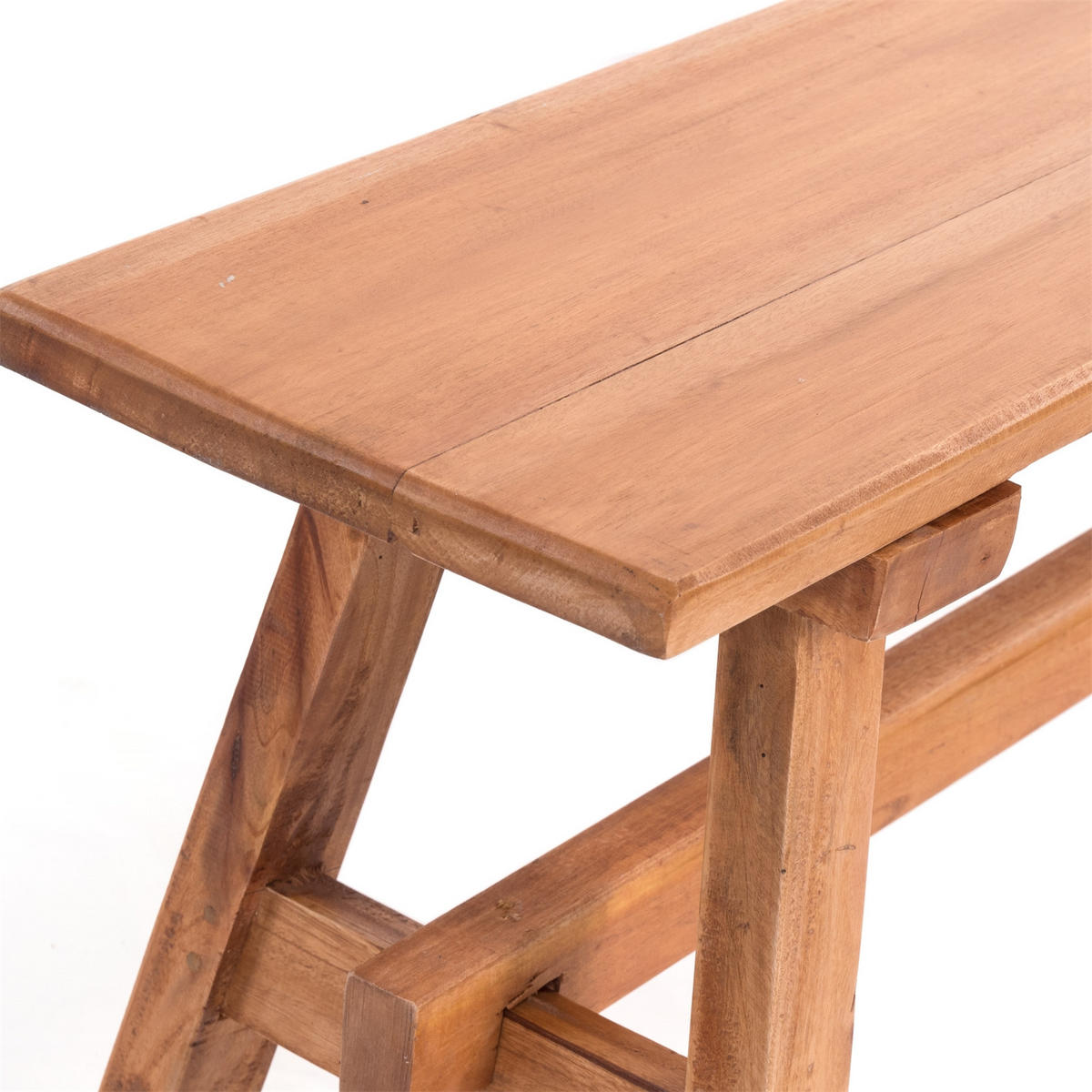 SITZBANK ANZIO 90 Mahagoni Massivholz, zusammenklappbar 08 honigfarben gewachst - Honig, Holz (90/39/26cm) - DESIGN DELIGHTS
