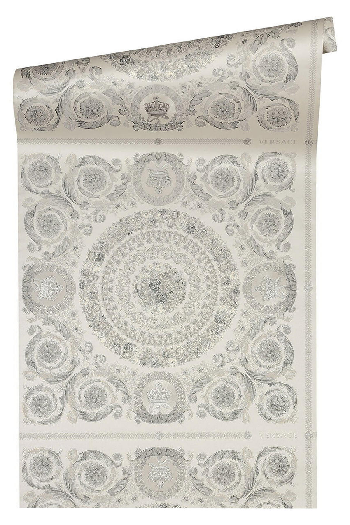 VLIESTAPETE Beige 53/1005 cm - Silberfarben/Grau, Kunststoff/Textil (70/1cm) - KUNSTLOFT