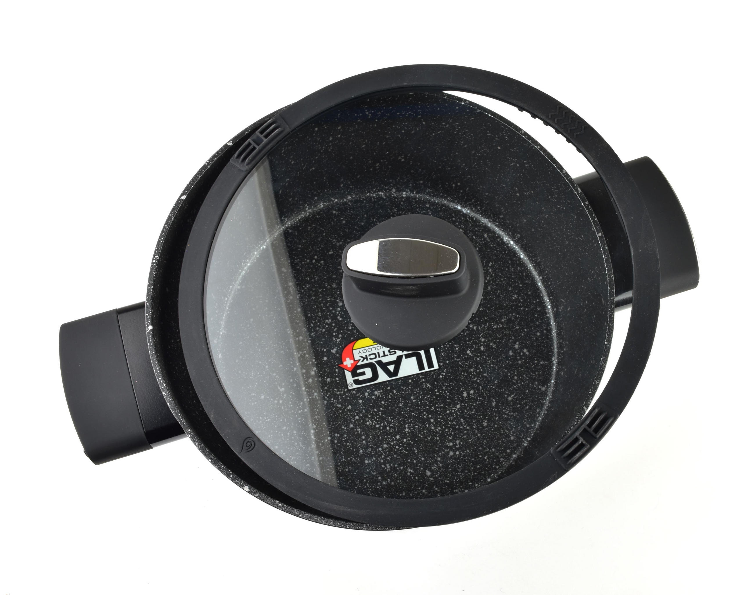 TOPF Valerian Schwarz 33/16/12 cm Metall - Schwarz, Metall (33cm) - Mondex