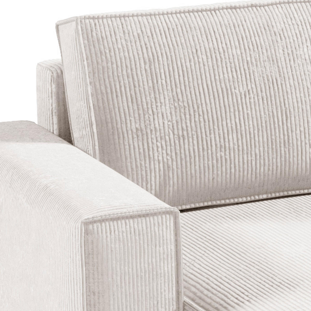 Thumbnail - Petits-meubles Panoramasofa, Weiß, Holzwerkstoff, 398x85x185 cm, Wohnzimmer, Sofas & Couches, Wohnlandschaften, Wohnland...