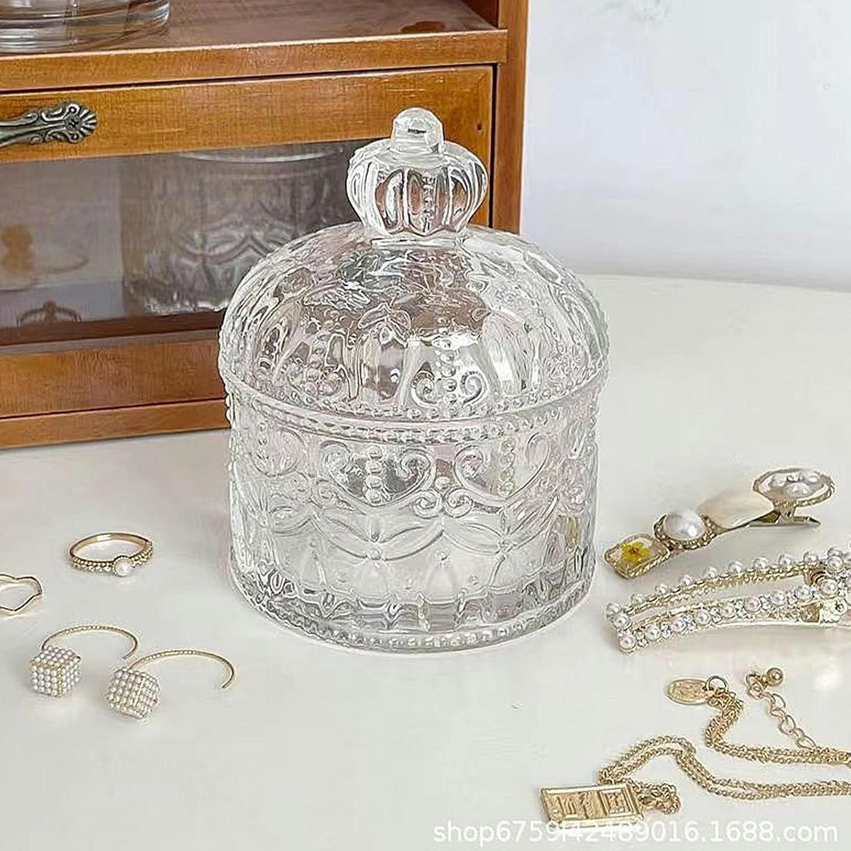 BONBONGLAS 2-teiliges Set Glas Transparent 300ml - Transparent, Glas (5/5/5cm)