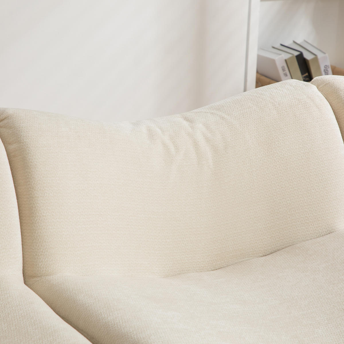2-SITZER SOFA Chenille Beige ohne Montage - Beige, Textil (199/72.5/92cm) - WISHDOR