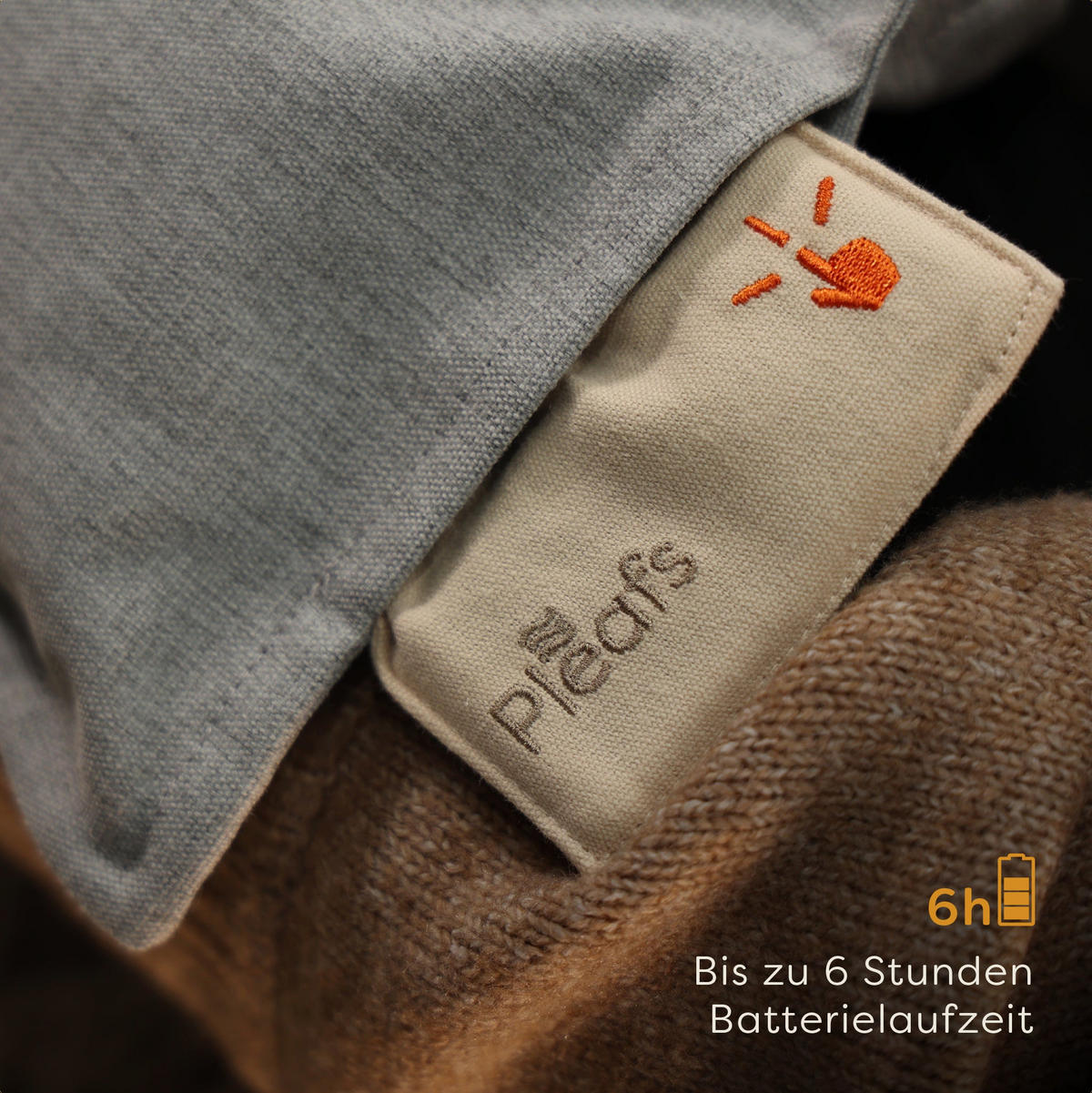 HEIZKISSEN Outdoor 45x60cm Spanich Grey - Hellgrau, Textil (45/60cm) - Pleafs