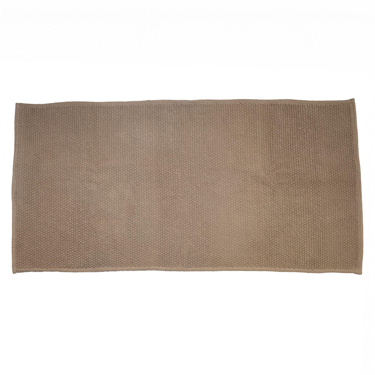 BADVORLEGER aus Baumwolle 60x110cm, taupe - Taupe, Textil (120/60cm) - Giga Meubel