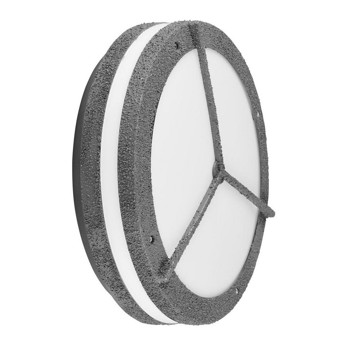 LED AUSSENDECKENLEUCHTE MURRAY Betonoptik Grau - Grau, Kunststoff (30/9/30cm)