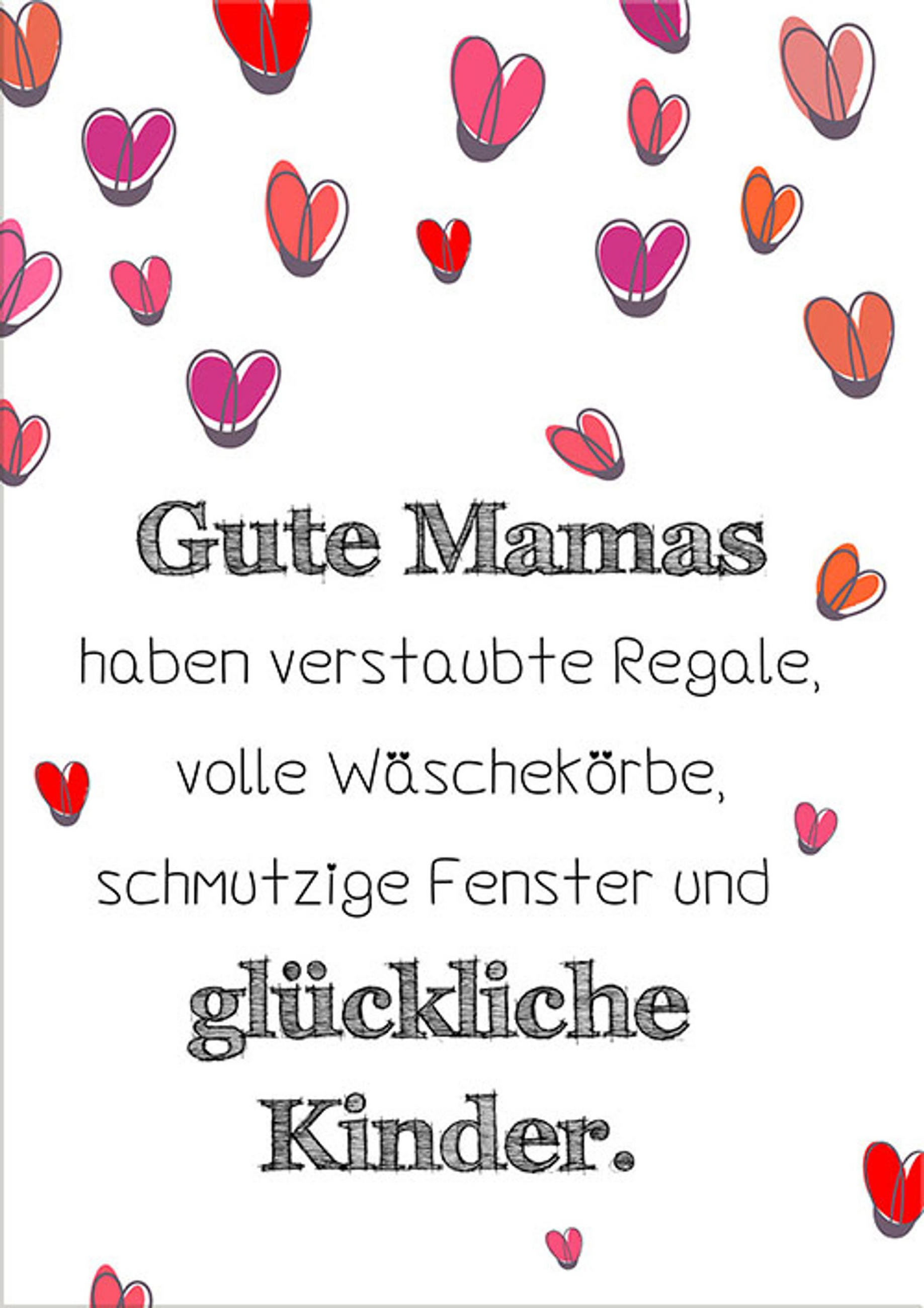 BILD 20x30 cm Mama Spruch Geschenk Muttertag - Weiß, Holzwerkstoff (20/30/2cm) - artissimo