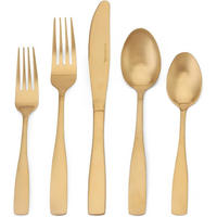 BESTECK Set 12 Teilig Edelstahl Besteckset Essbesteck Gold - Goldfarben, Metall
