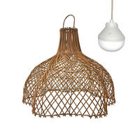 SOLAR-HÄNGELEUCHTE ARIA beige - Beige, Naturmaterialien (34/34/46cm) - Lumisky