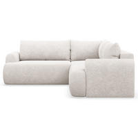 ROHOVÁ POHOVKA Ovo Žlutá látka univerzální s úložným prostorem - černá/krémová, textil/plast (245/245cm) - Selsey