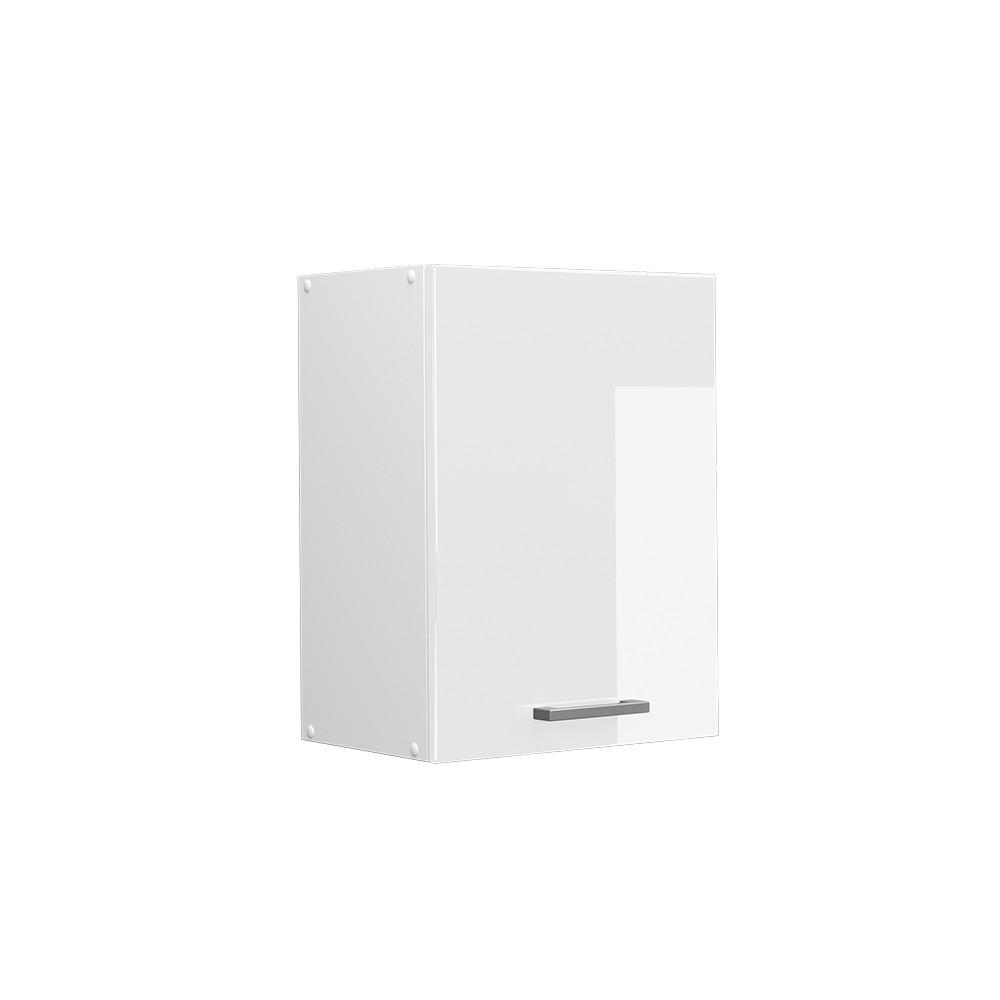 HÄNGESCHRANK R-Line Weiß Hochglanz 45 cm - Weiß Hochglanz/Weiß, Holzwerkstoff (45/60/31cm) - Vicco