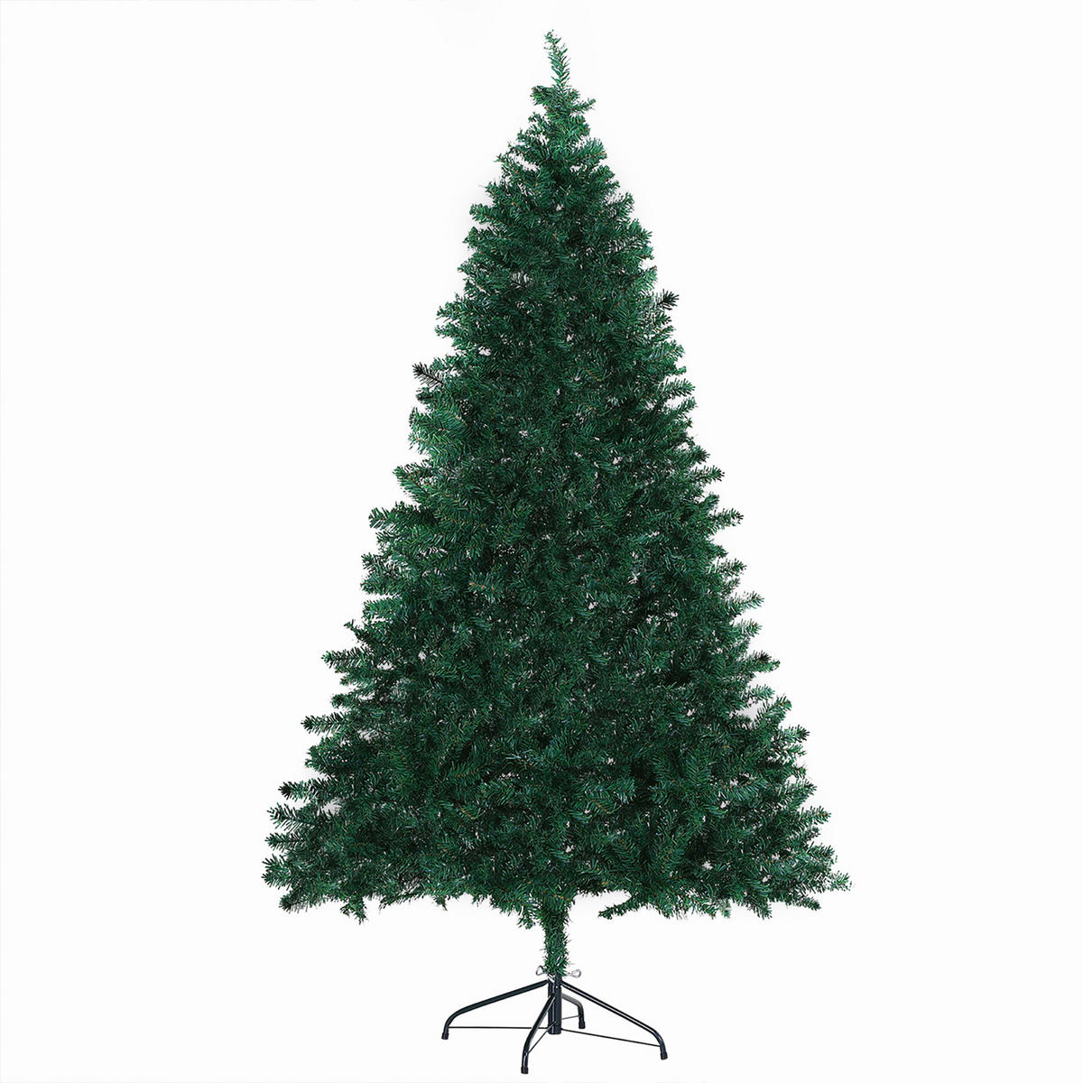 WEIHNACHTSBAUM, 180 cm, PVC, Metall, Grün - Grün, Kunststoff (180cm) - HOMCOM