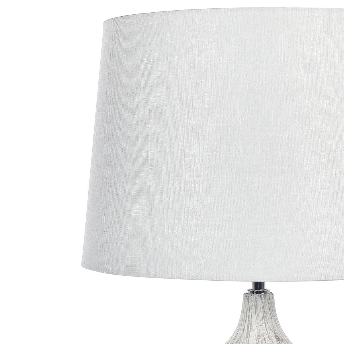 TISCHLAMPE Georgina 33/33/66 cm - Grau, Keramik (33/33/66cm) - Beliani