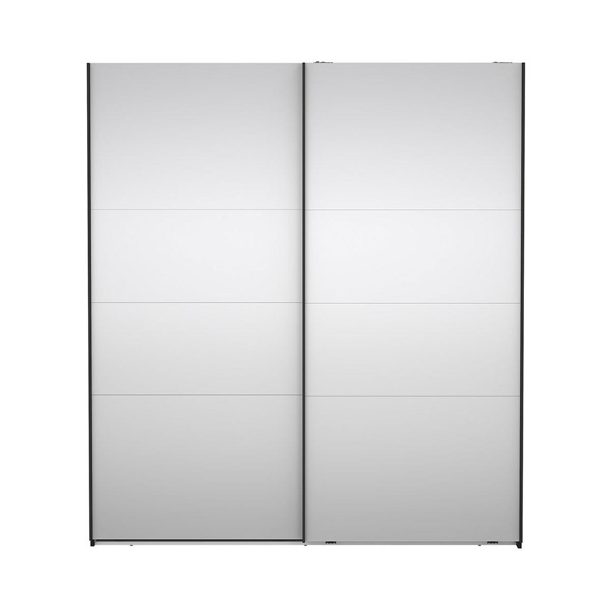 SCHIEBETÜRENSCHRANK, Catania, Schwarz, Holzwerkstoff, 179 x 67 x 201 cm - Schwarz, Holzwerkstoff (179/201/67cm) - ebuy24