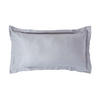KISSENBEZUG Damast mit Stehsaum, Fadendichte 330 - Grau, Textil (50/90cm) - Homescapes