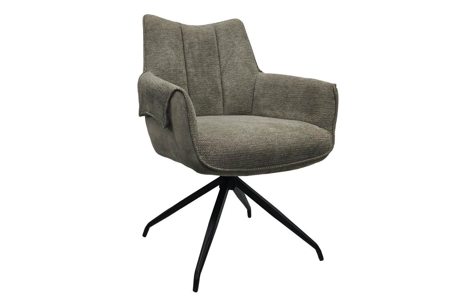 ESSZIMMERSTUHL Sinosa, Webstoff, Braun - Braun, Textil (64/87/63cm) - dasmöbelwerk