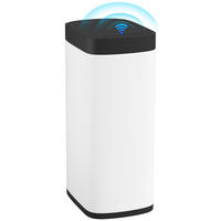 KÜCHENABFALLEIMER Creme Sensor Anti-Fingerprint 50L - Creme, Metall (35.5/68/26.5cm) - PANGIVO