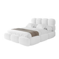 POLSTERBETT mit Bettkasten und Lattenrost, Bett mit Matratze H3/H4 - NOMA 120x200 Weiß - Weiß, Holzwerkstoff/Textil (120/200cm) - ALTDECOR