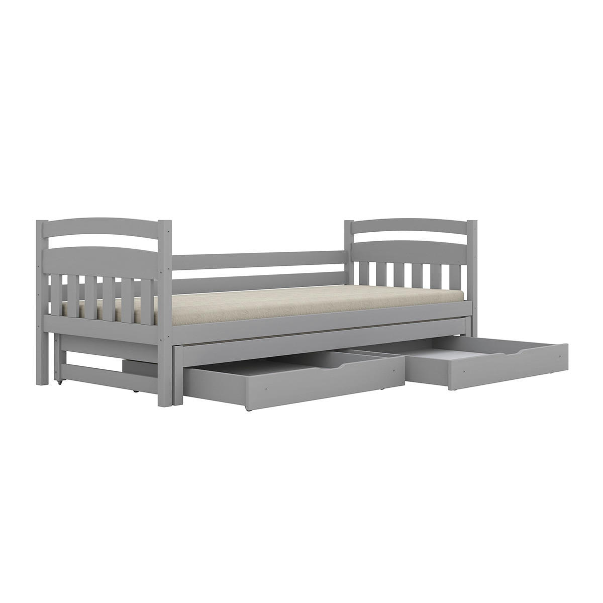 KREVET 90/200 Tosia Sivi - siva, drvo (90/200cm) - Petits-meubles
