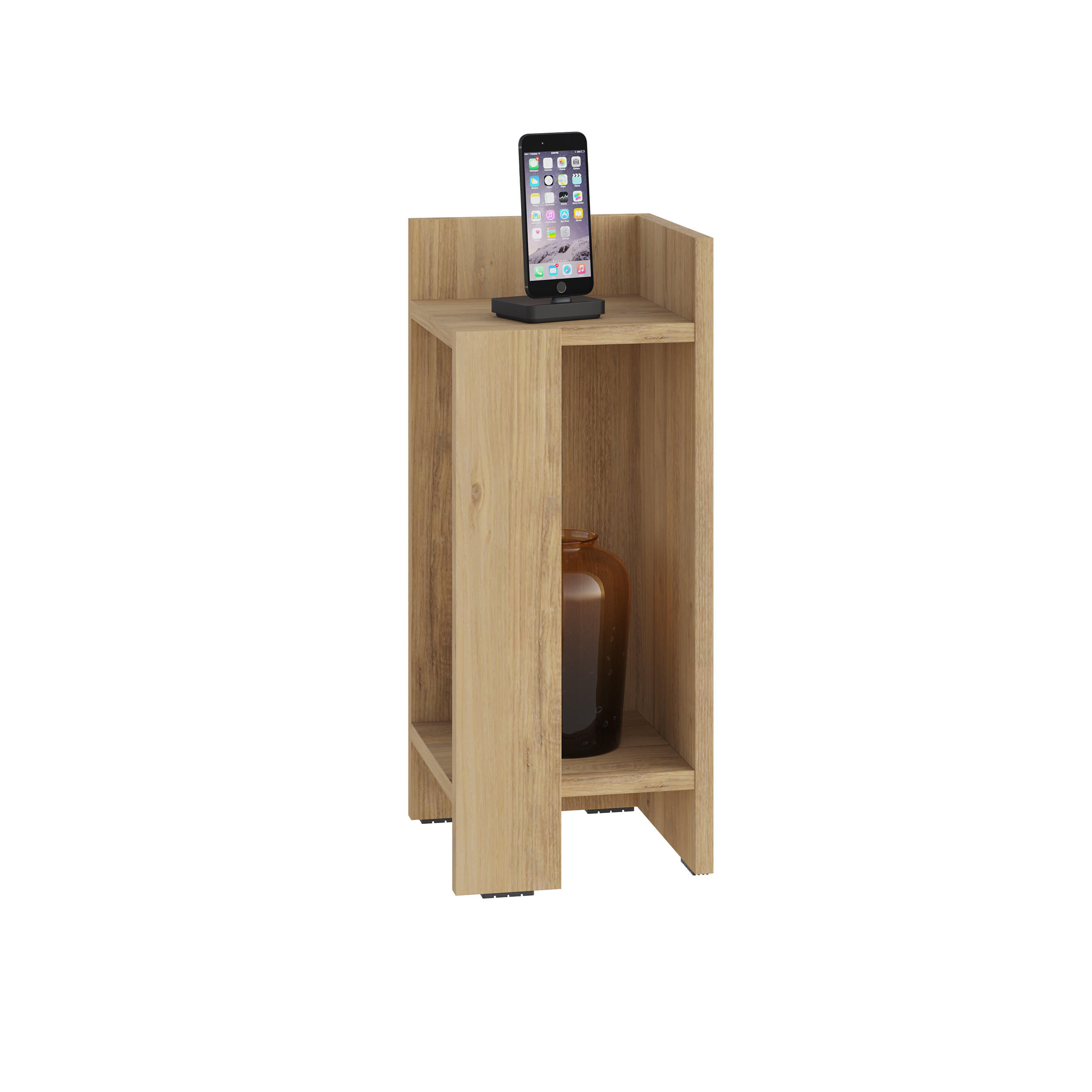 Decortie Nachttisch Eiche 25x60x27 cm
