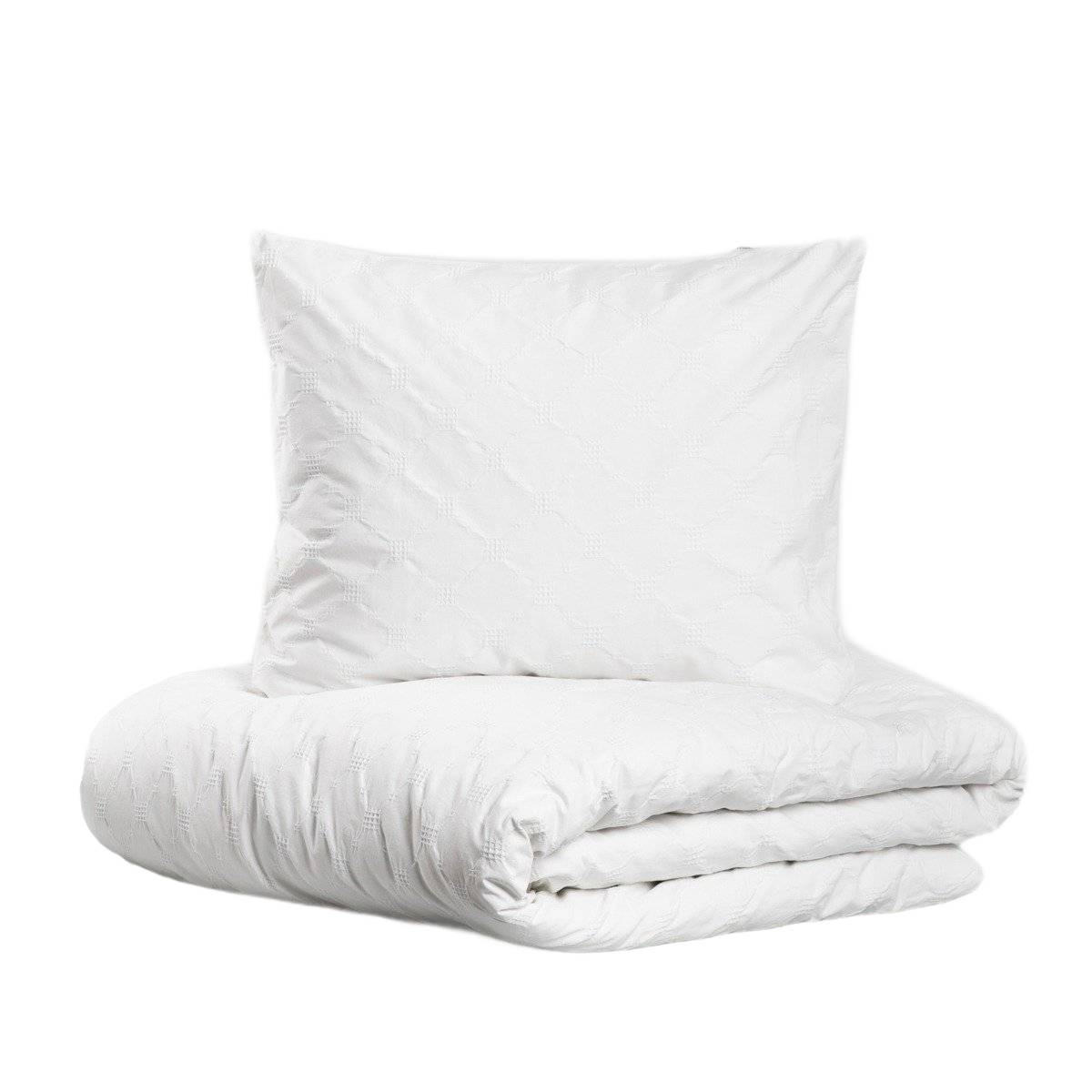 BETTWÄSCHE Jakad weiß 160/200 cm - Weiß, Textil (160/200cm) - Homla