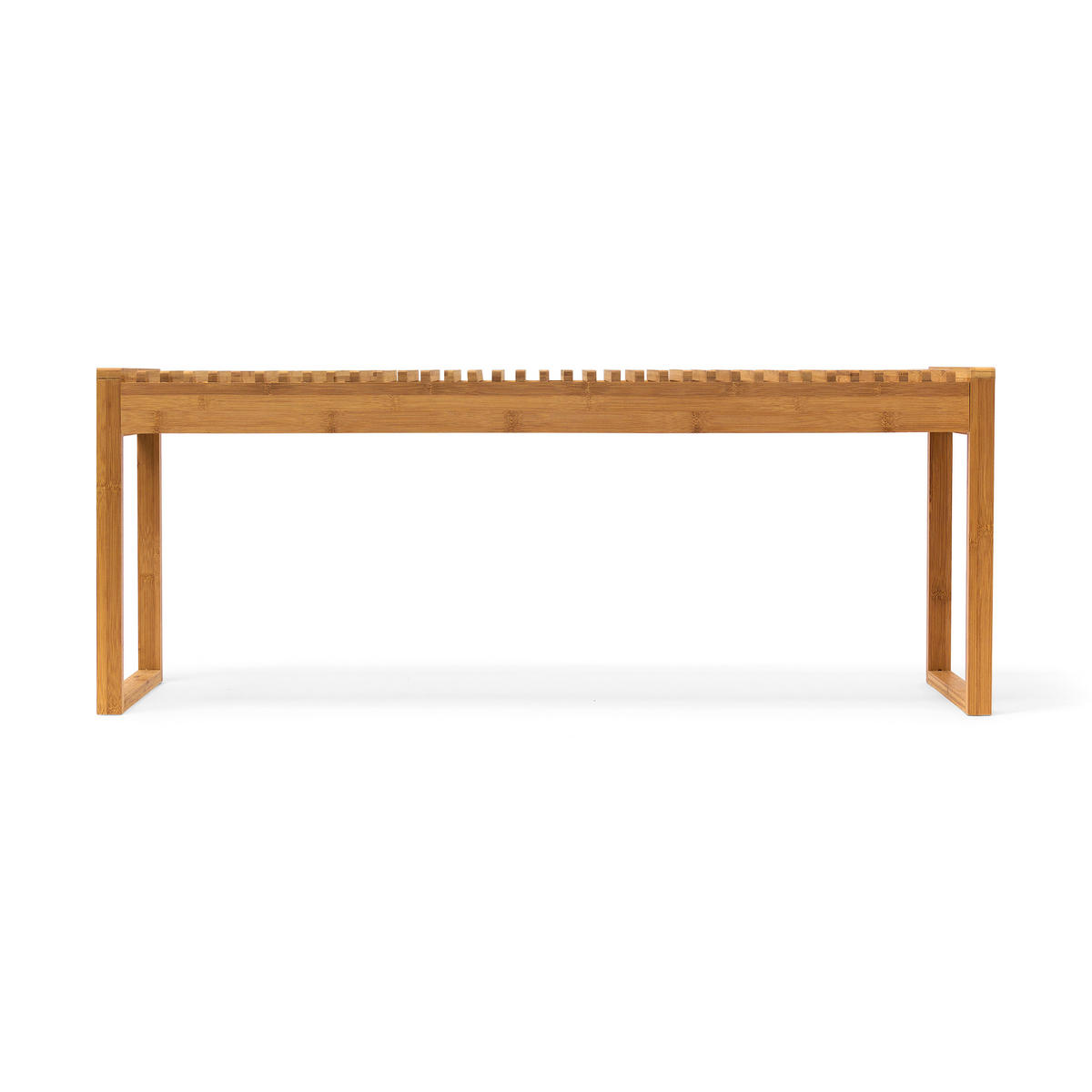 SITZBANK - Hellbraun, Holz (120/47/33cm) - Relaxdays