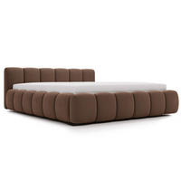 POLSTERBETT Cloud low 200x200 Braun - Braun, Textil (200/200cm) - Graingold