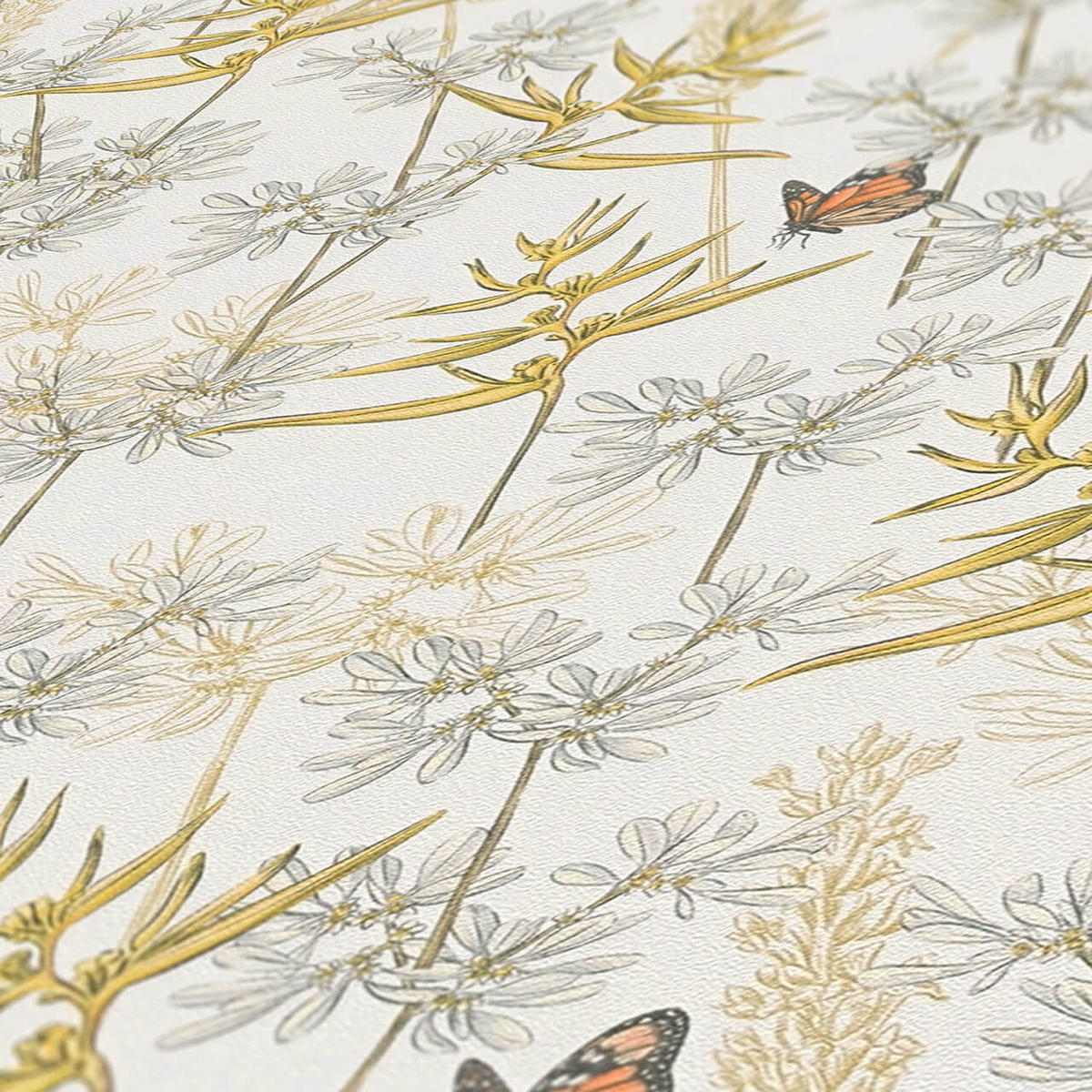 VLIESTAPETE Bunt 53/1005 cm - Weiß, Textil (53/1cm) - KUNSTLOFT