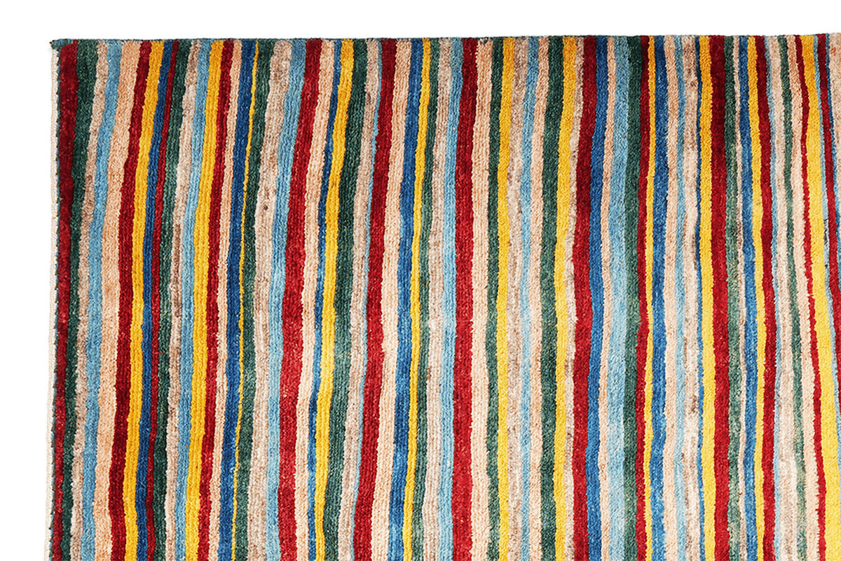 TEPPICH Rizbaf Mehrfarbig 150/150 cm Schurwolle - Multicolor, Textil (150/150cm) - Looma