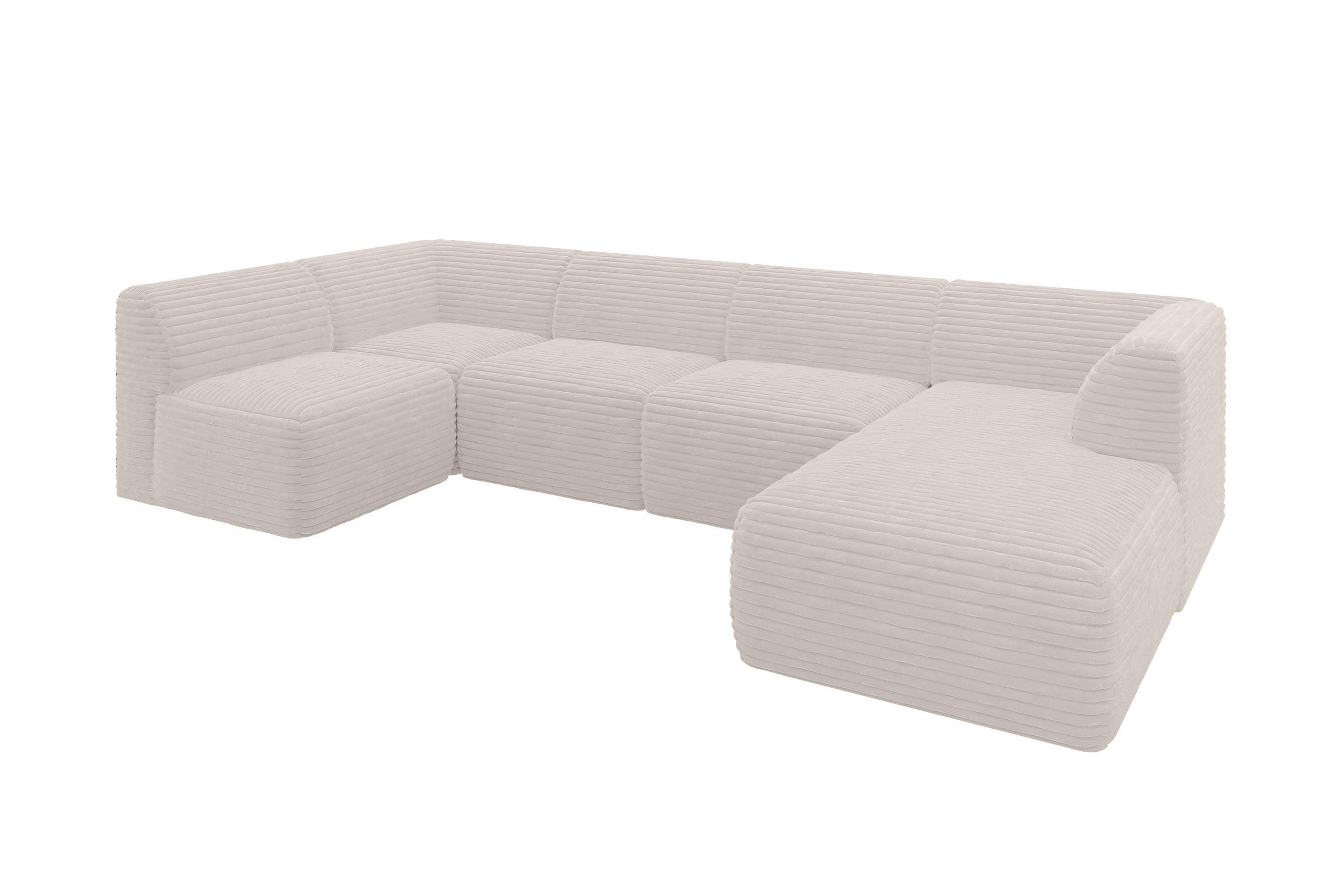 Altdecor Wohnlandschaft Perlmutt 345x78x180 cm