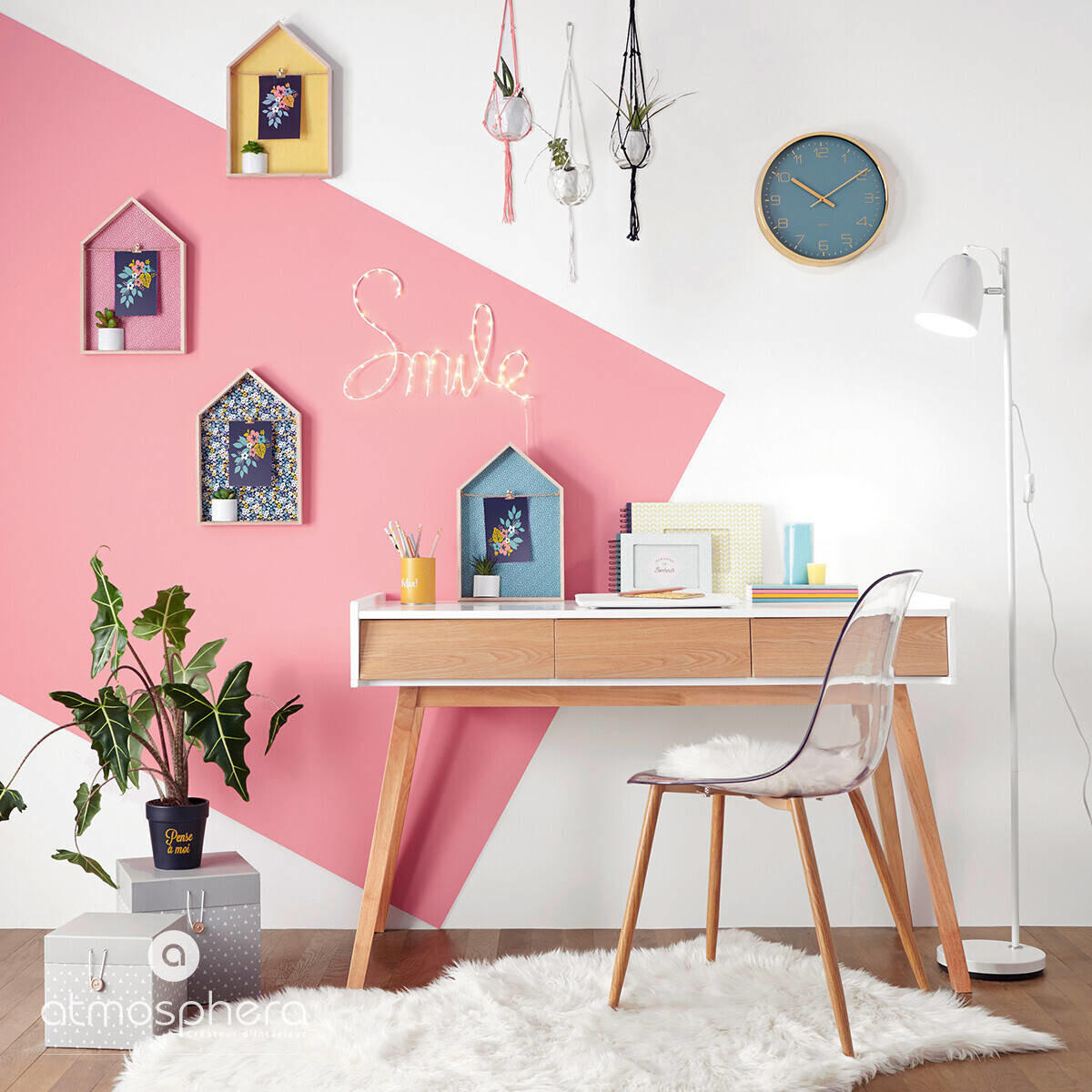 ZIERKISSEN Ø 32 cm - Weiß, Textil (32/2cm) - Atmosphera Createur d´interieur