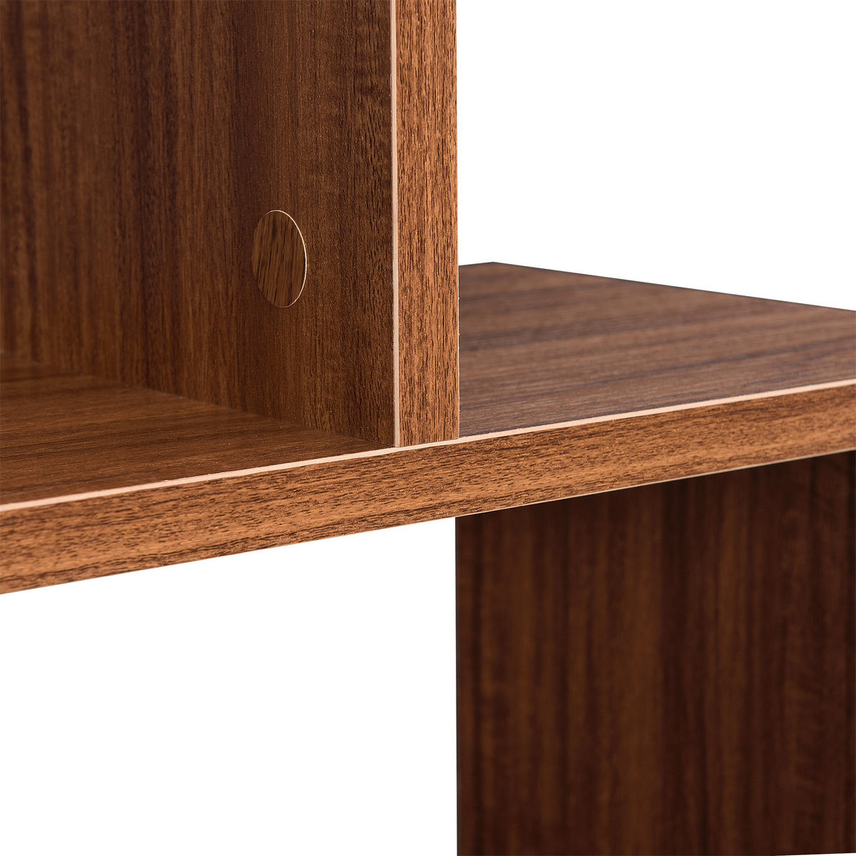 BÜCHERREGAL Brattahlid - Walnussfarben, Holzwerkstoff (60/130/24cm) - [en.casa]